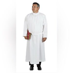 R.J. Toomey Plain Polyester Self-Fitting Alb Large MD109WHT